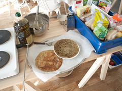 The Azolla Cooking and Cultivation Project at Halinkonlahti Green Art (2011). Foto: Erik Sjödin.