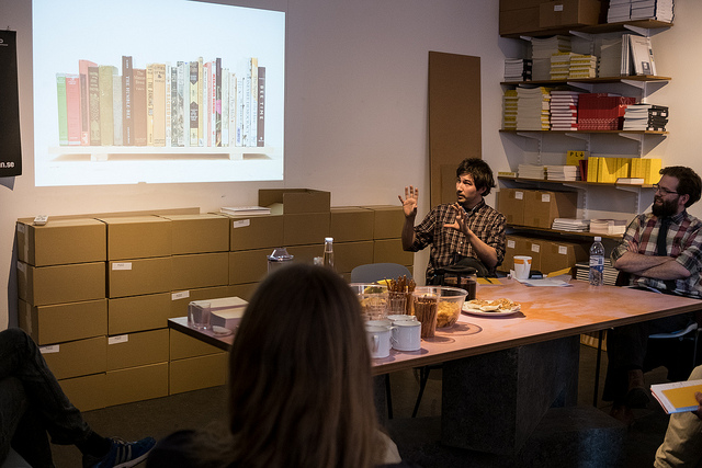 The Political Beekeeper's Library, Konstfrämjandet (2017). Presentation by Erik Sjödin and Jacob Bull. The Political Beekeeper's Library, Konstfrämjandet (2017). Presentation / Conversation with Erik Sjödin and Jacob Bull.